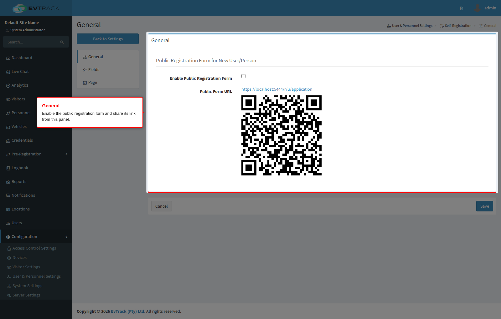User Registration