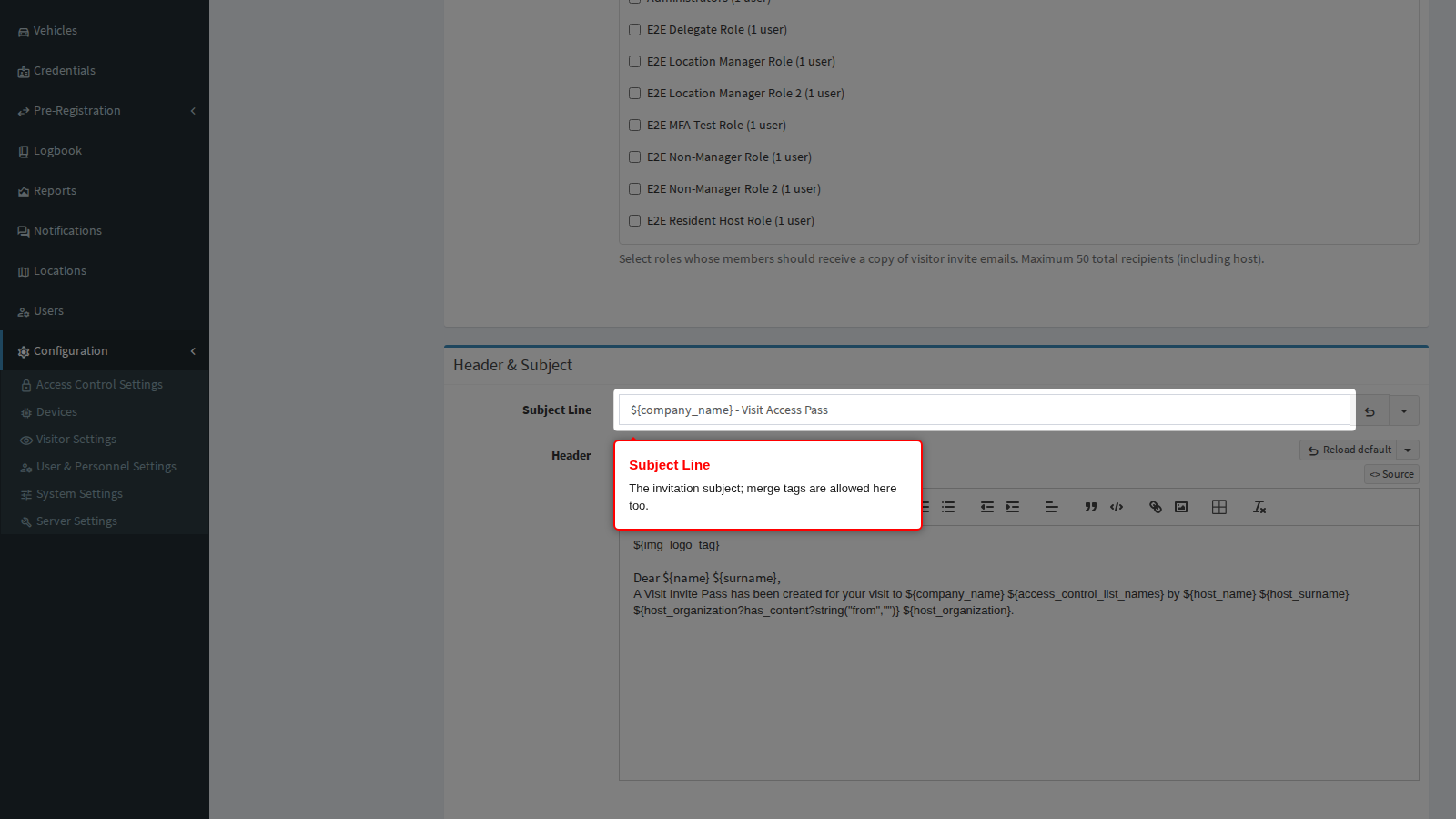 Subject Line