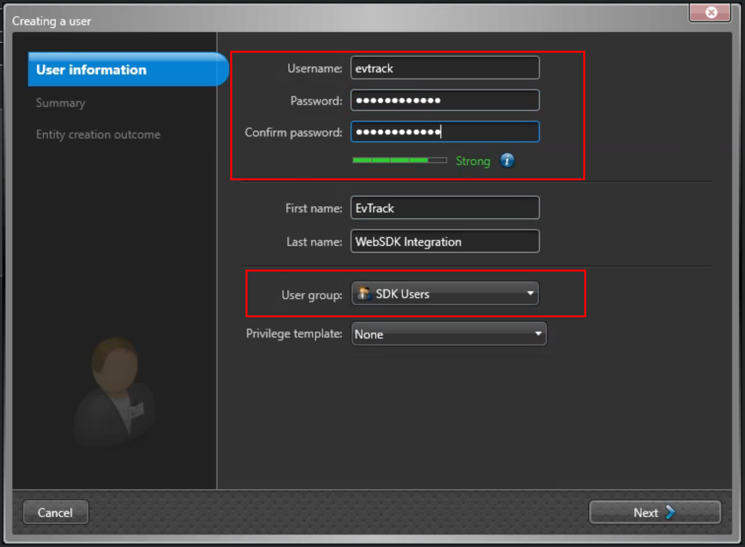 evtrack_gsc_integration_04_create_websdk_user