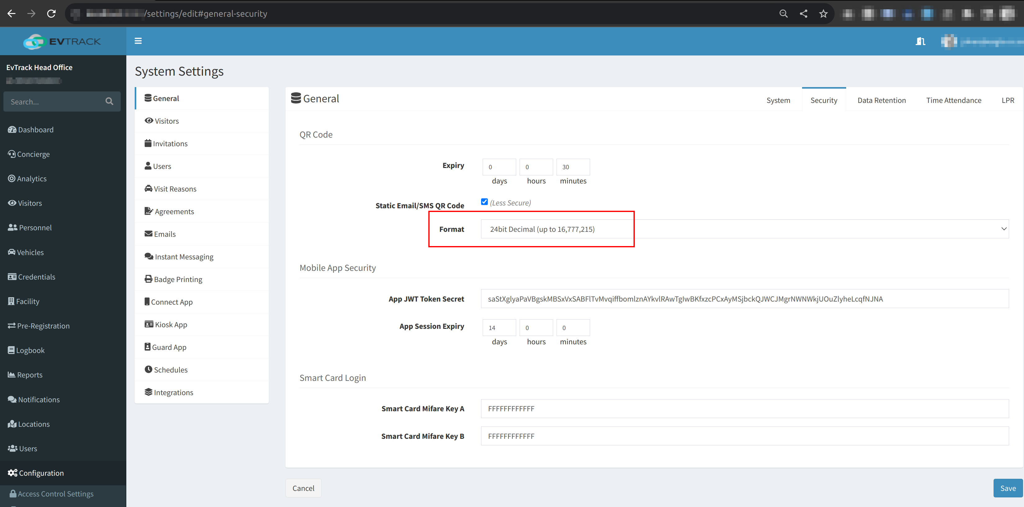 evtrack_gsc_integration_17_qr_code_security_settings