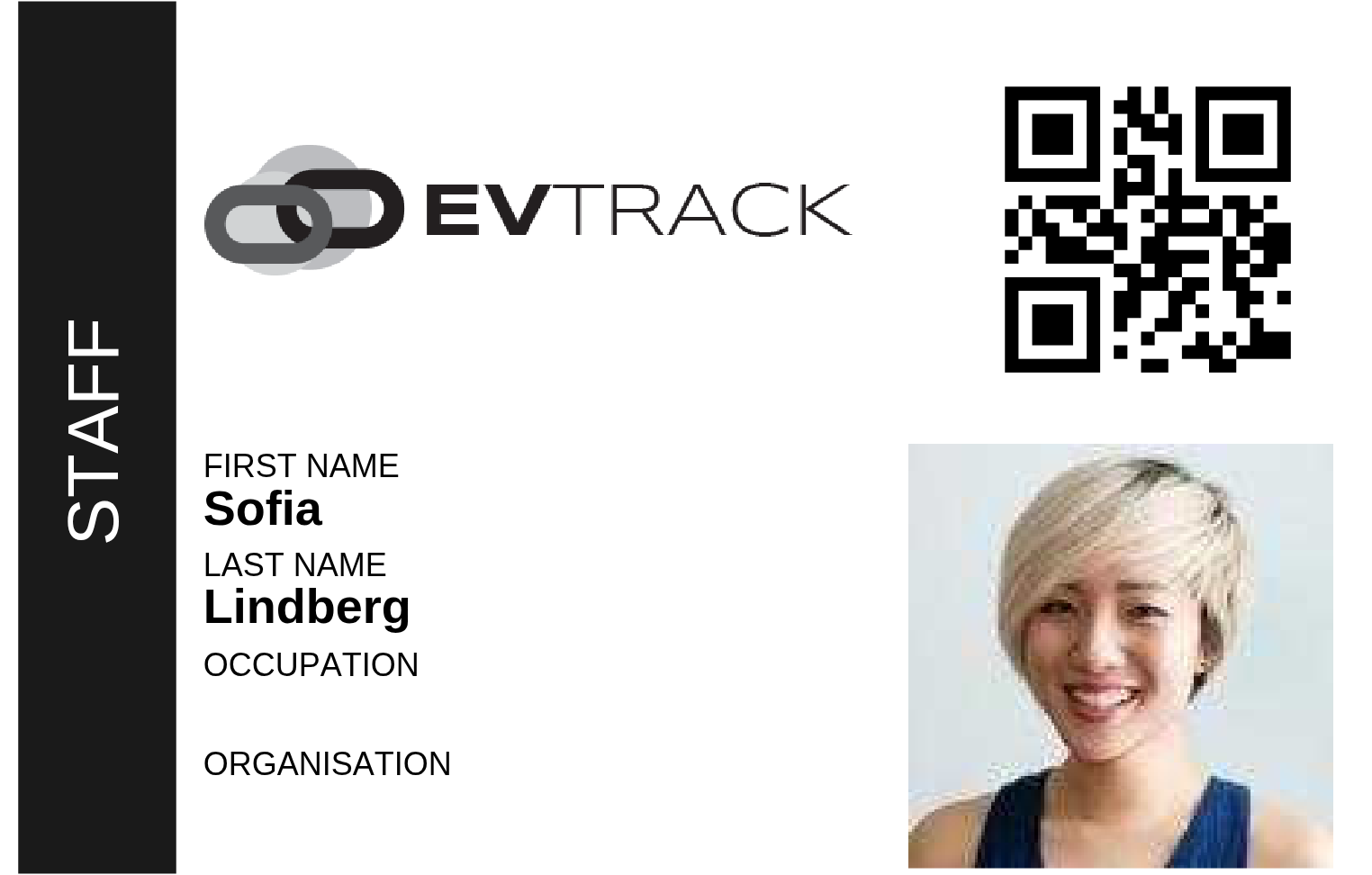 Printable user badge