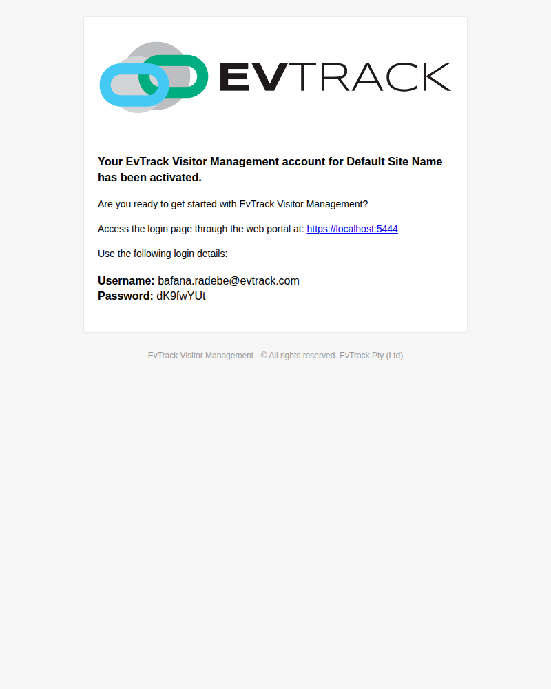 The onboarding email